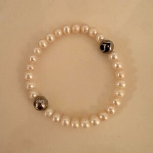 Lokai Pearl Bracelet with Silver Accents